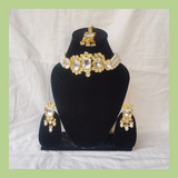 White kundan necklace