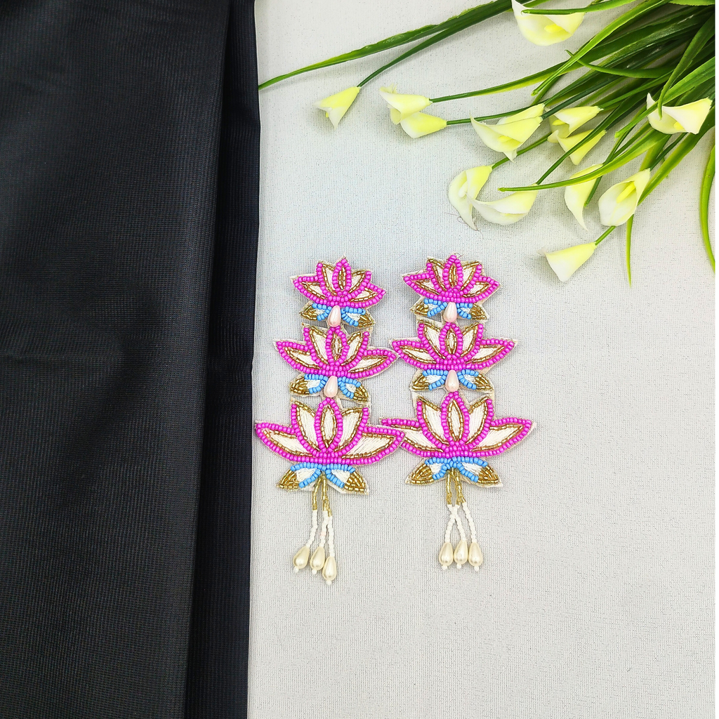 Lotus earings
