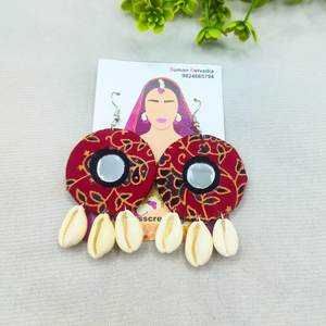 Red Loop earrings