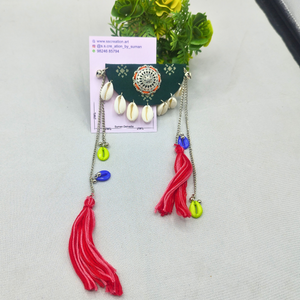 Green colour hairpin