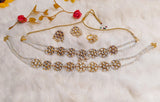 white Necklace with  shishful