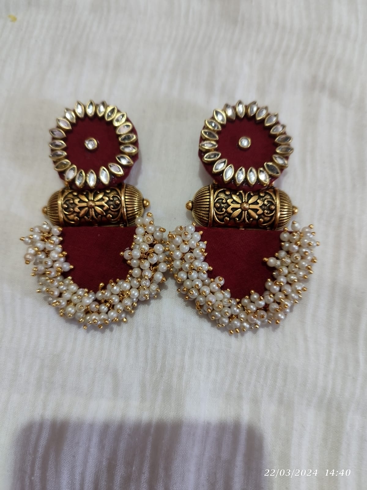 fabric earing