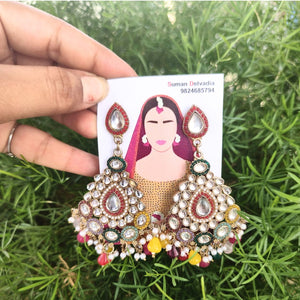 Multi Colour Earring