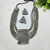 Oxodise Long Necklace Black