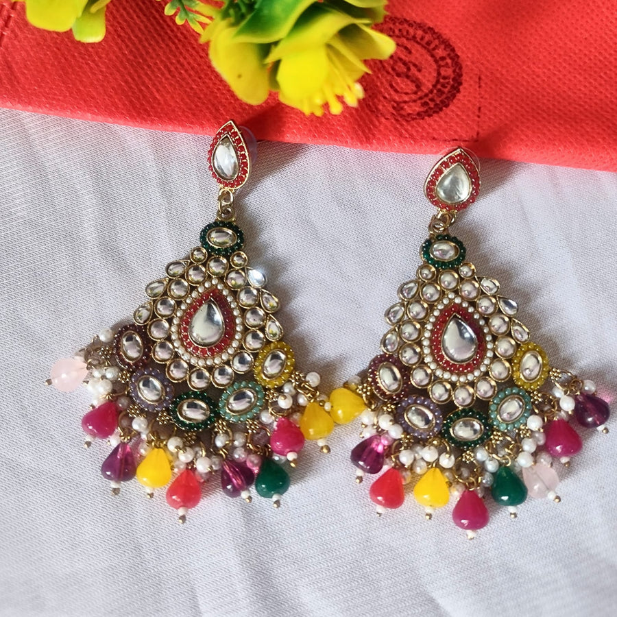 Multi Colour Earring