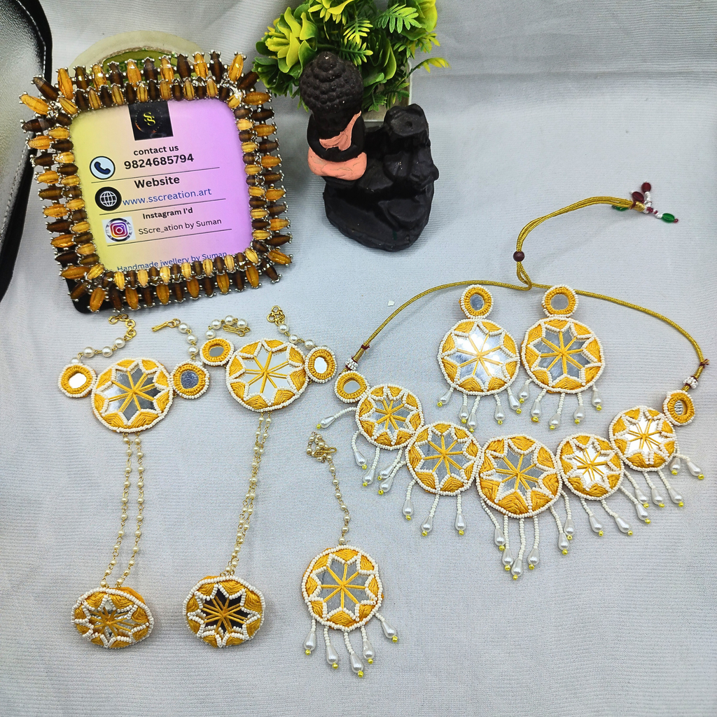 Sunira glow Haldi jewellery